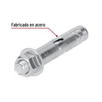 Caja con 50 taquetes expansivos de 3/8" con tornillo, FIERO 47339