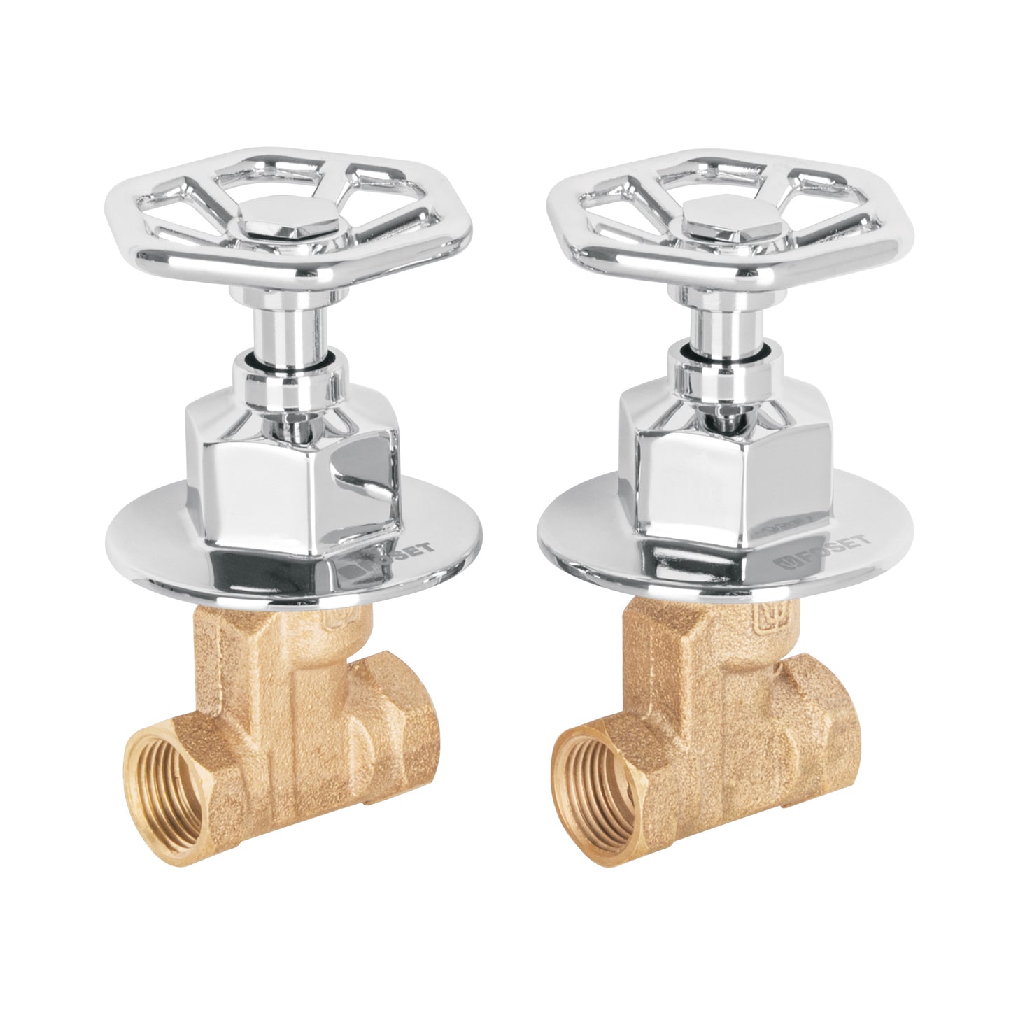 JUEGO LLAVES EMPOTRAR ROSCABLES, VOLANTE CROMO, TUBIG 46783 P