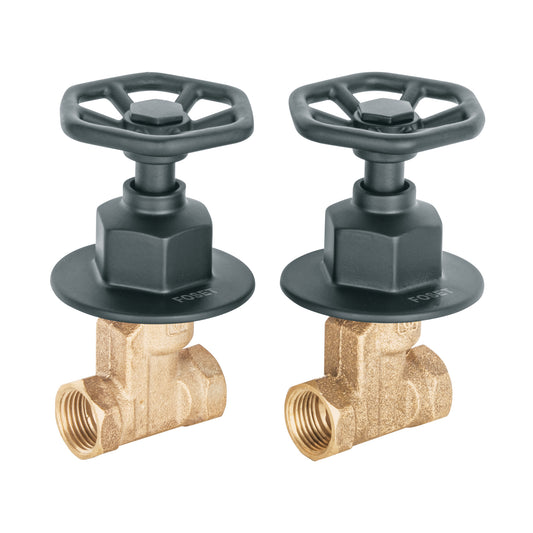 JUEGO LLAVES EMPOTRAR ROSCABLES, VOLANTE NEGRO, TÙBIG 46785 P