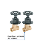 JUEGO LLAVES EMPOTRAR ROSCABLES, VOLANTE NEGRO, TÙBIG 46785 P