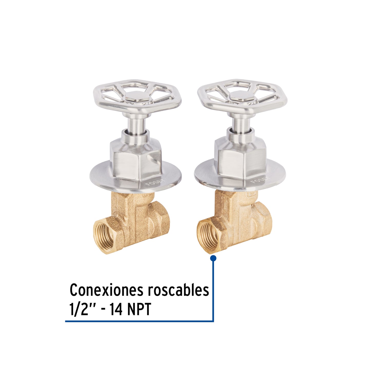 JUEGO LLAVES EMPOTRAR ROSCABLES, VOLANTE SATÌN, TUBIG 46784 P