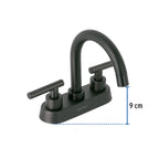 MEZCLADORA P/LAVABO,BAR,MANERALES PALANCA,NEGRO MATE,TUBIG 46752 P