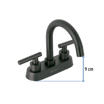 MEZCLADORA P/LAVABO,BAR,MANERALES PALANCA,NEGRO MATE,TUBIG 46752 P