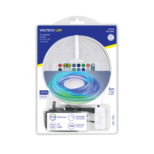 TIRA FLEX LED NEÓN 11 W PARA INTERIOR Y EXTERIOR, 5 M RGB 45345 *