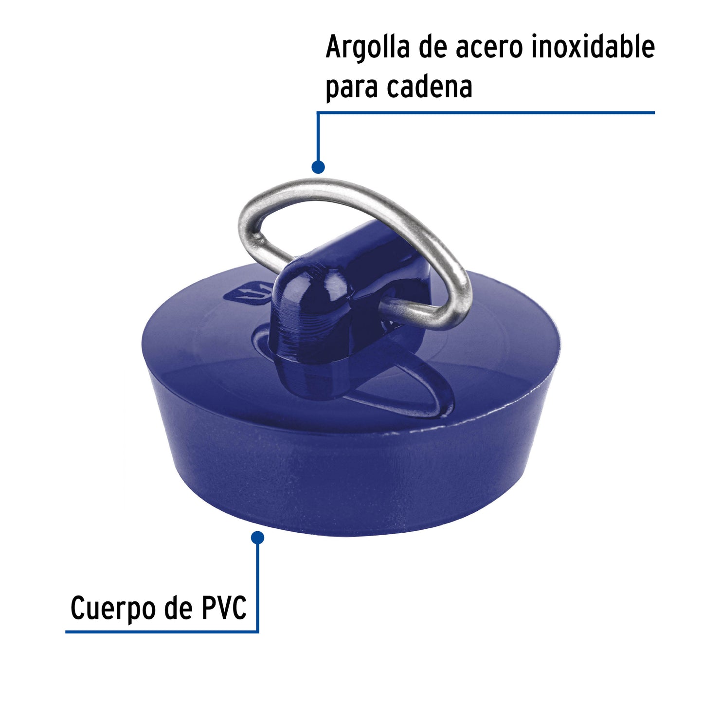TAPÓN PVC PARA LAVABO, 26 A 35MM, FOSET 49815 *
