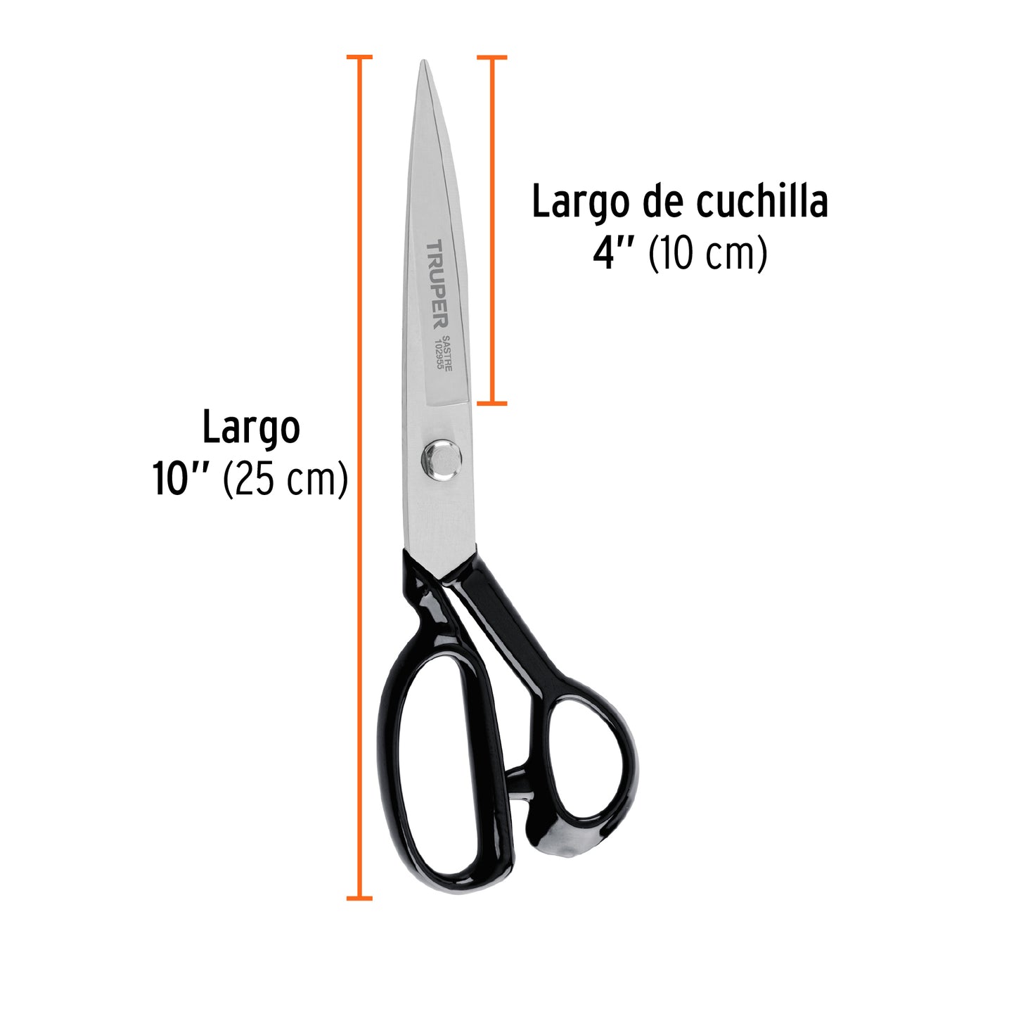 TIJERA 10'' PARA SASTRE, TRUPER 102955 P