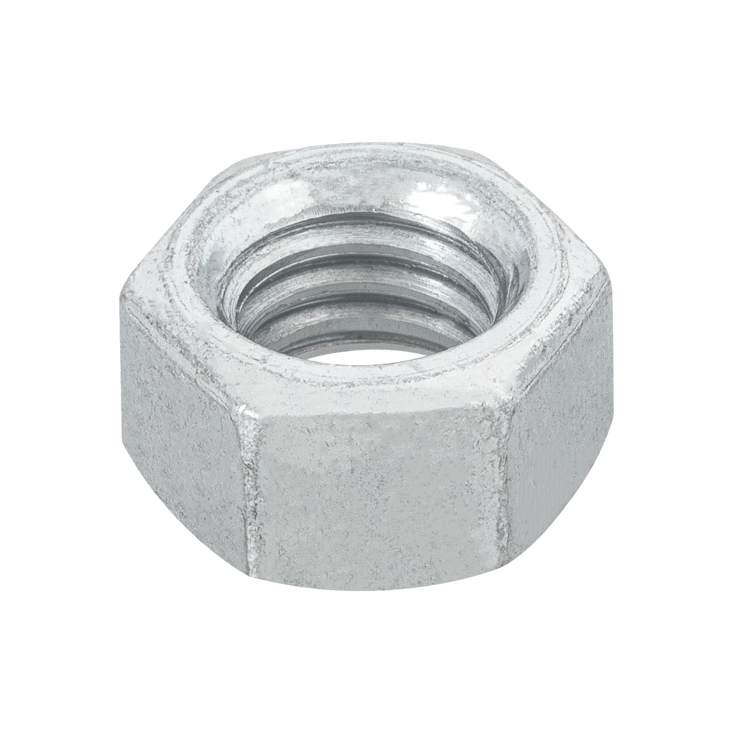 TUERCA DE ACERO GALVANIZADO HEXAGONAL DE 3/8', 100 PZAS 44550 P