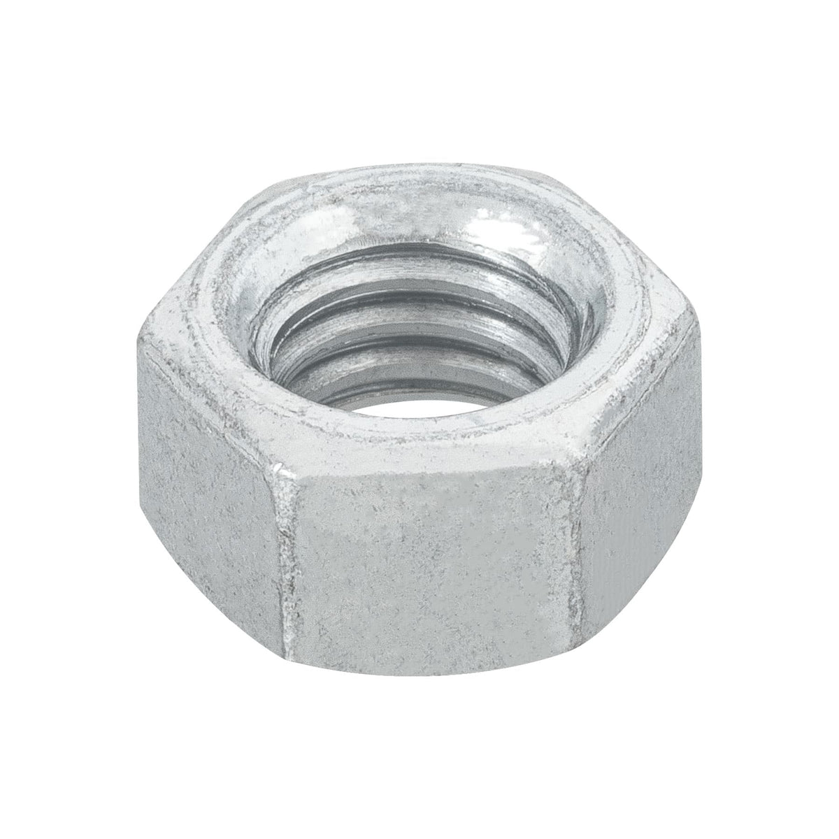 TUERCA DE ACERO GALVANIZADO HEXAGONAL DE 3/8', 100 PZAS 44550 P