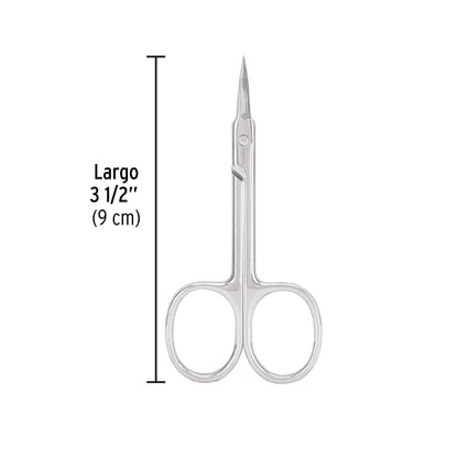 TIJERA PARA MANICURE 3-1/2", PUNTA EXTRAFINA, PRETUL 28233 P