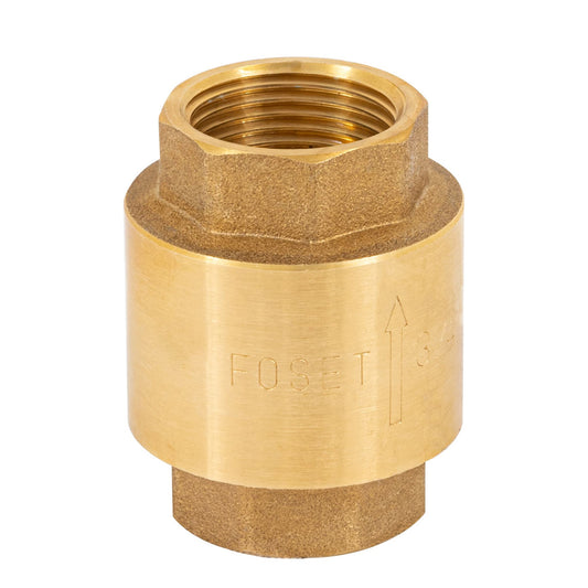 VÁLVULA DE RETENCIÓN DE LATÓN DE 3/4", FOSET 49066 *