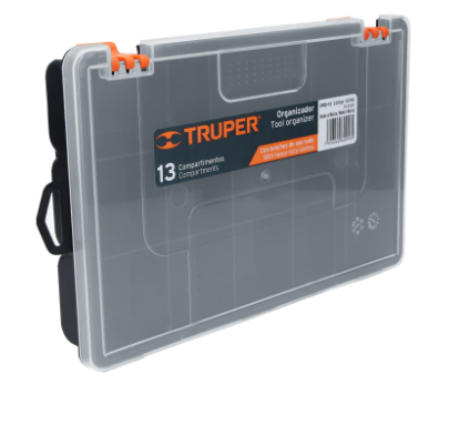 ORGANIZADOR 10'' CON 13 COMPARTIMIENTOS, TRUPER 10036 *