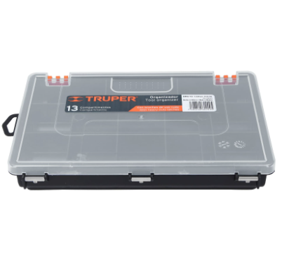 ORGANIZADOR 10'' CON 13 COMPARTIMIENTOS, TRUPER 10036 *