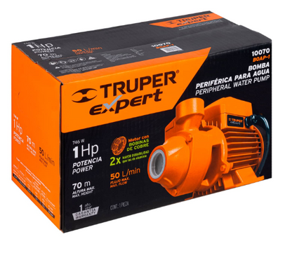 BOMBA PERIFÈRICA 1 HP. TRUPER EXPERT 10070 P