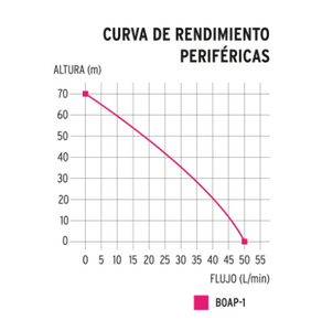 BOMBA PERIFÈRICA 1 HP. TRUPER EXPERT 10070 P