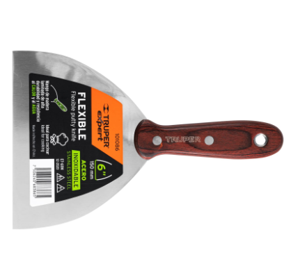 ESPÁTULA 6'', ACERO INOXIDABLE MANGO MADERA, EXPERT 14452 *