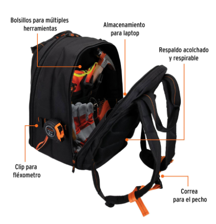 MOCHILA PORTAHERRAMIENTAS, TRUPER EXPERT 101281 N