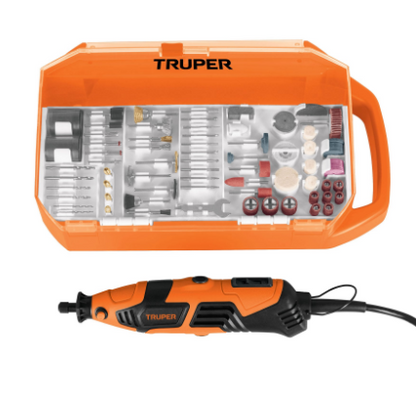 HERRAMIENTA ROTATIVA PROFESIONAL 150W CON 201 ACCESORIOS, TRUPER 101669 N