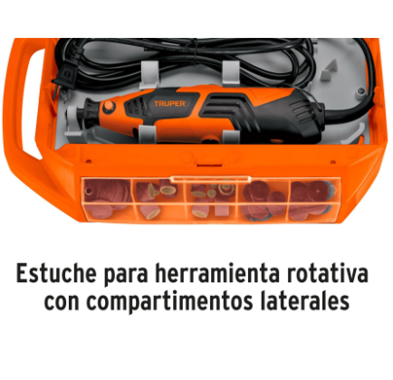 HERRAMIENTA ROTATIVA PROFESIONAL 150W CON 201 ACCESORIOS, TRUPER 101669 N