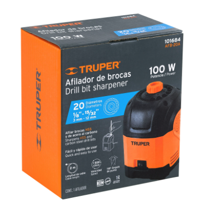 AFILADOR ELÈCTRICO PARA BROCAS CON PUNTA 118º TRUPER 101684 *