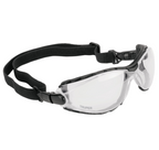 LENTES TRANP ANTIEMPAÑO C/MARCO DE ESPUMA Y CORREA, EXPERT