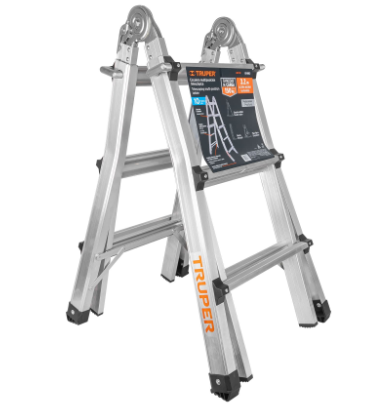 MULTIESCALERA TELESCÓPICA,3.2 M,CAPACIDAD DE CARGA 150 KG TRUPER 101883 N