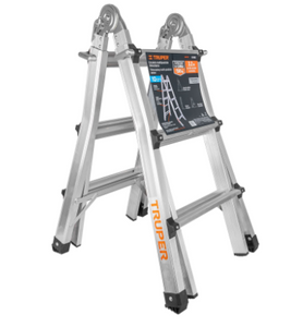 MULTIESCALERA TELESCÓPICA,3.2 M,CAPACIDAD DE CARGA 150 KG TRUPER 101883 N