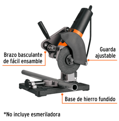 SOPORTE PARA ESMERILADORA ANGULAR DE 4 1/2'', TRUPER 102273 *