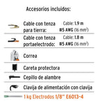 MINI SOLDADORA INVERSORA 130A 127V, TRUPER 102322 N
