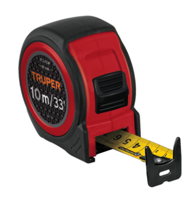 FLEXÒMETRO COMPACTO 10 CON GRIP, CINTA 25MM, TRUPER 102332 *