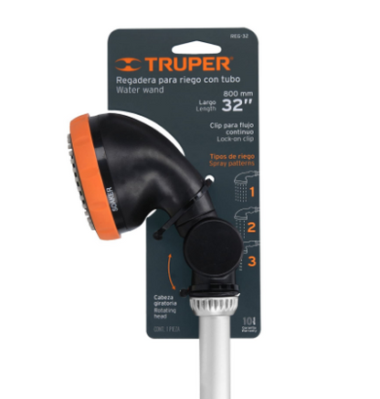 REGADERA GIRATORIA CON 3 BRAZOS, PRETUL 10325 N