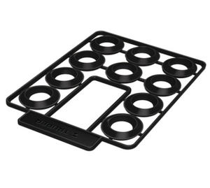 BOLSA CON 10 EMPAQUES DE PVC ANTIFUGA PARA MANGUERA, TRUPER 10381 *