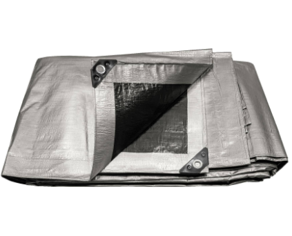 LONA REFORZADA GRIS 6M X 6M TRUPER 10777 *