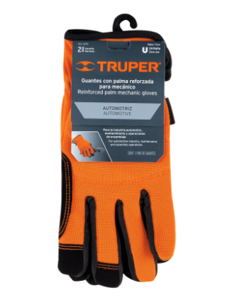 GUANTES PARA MECÁNICO, PALMA REFORZADA 10848 *