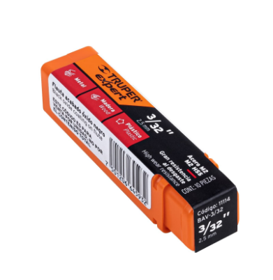 BROCA DE ALTA VELOCIDAD 3/32'' TRUPER 11114 *