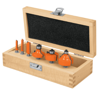 JUEGO DE 6 BROCAS PARA ROUTER, TRUPER 11359 N