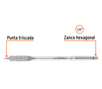 BROCA PLANA DE MANITA 3/8" PARA MADERA, TRUPER 11366 *