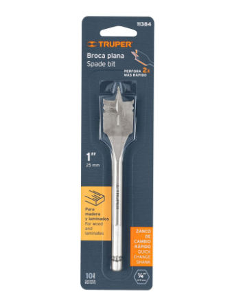 BROCA PLANA DE MANITA, 1' , TRUPER 11384 *