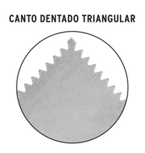 Cargar imagen en el visor de la galería, LLANA DENTADO TRANGUILAR TIPO ESPAÑOL, MANGO MADERA, TRUPER
