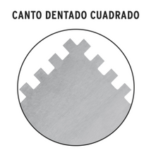 Cargar imagen en el visor de la galería, LLANA DENTADO CUADRADO TIPO ESPAÑOL, MANGO MADERA, TRUPER 11525 N
