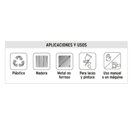 LIJA PARA MADERA PAPEL CABINET, GRANO 150 11613 *