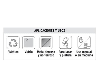 LIJA DE AGUA GRANO 100 DE CARBURO DE SILICIO, TRUPER 11619 *