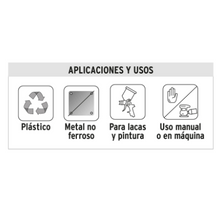 Cargar imagen en el visor de la galería, LIJA DE ESMERIL ROJA GRANO 80 DE ÒXIDO DE ALUMINIO, TRUPER 11642 *
