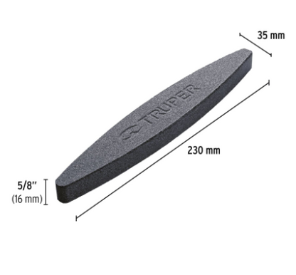 PIEDRA PARA GUADAÑA 220 X 35 X 16MM, GRANO 120 TRUPER 11669 *