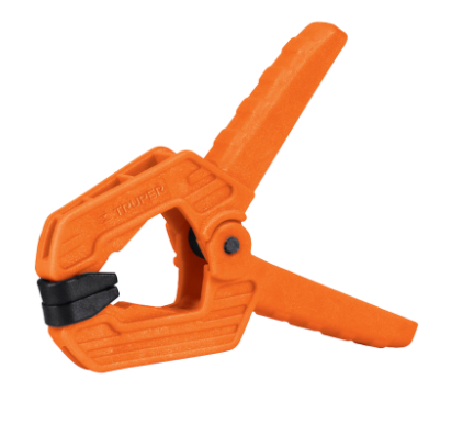 PRENSA DE RESORTE DE 2'' CON CUERPO DE NYLON, TRUPER 11718 P