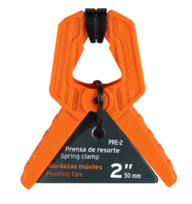 PRENSA DE RESORTE DE 2'' CON CUERPO DE NYLON, TRUPER 11718 P