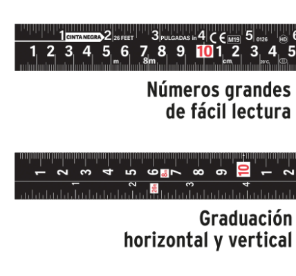 FLEXÒMETRO CINTA NEGRA, 5.5 M, CINTA 27MM 11745 *