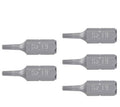 ESTUCHE CON 5 PUNTAS TORX T9 LARGO 1'', TRUPER EXPERT 12194 N