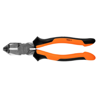 PINZA PARA ELECTRICISTA 8'' CABEZA CUADRADA COMFORT GRIP 12350 *