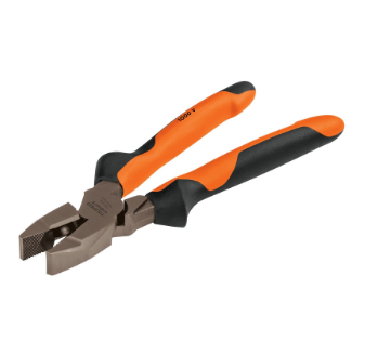 PINZA PARA ELECTRICISTA 8'' CABEZA CUADRADA COMFORT GRIP 12350 *