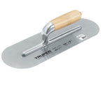 LLANA CANTO REDONDO 14'' X 5'' CON MANGO DE MADERA, TRUPER 12397 P